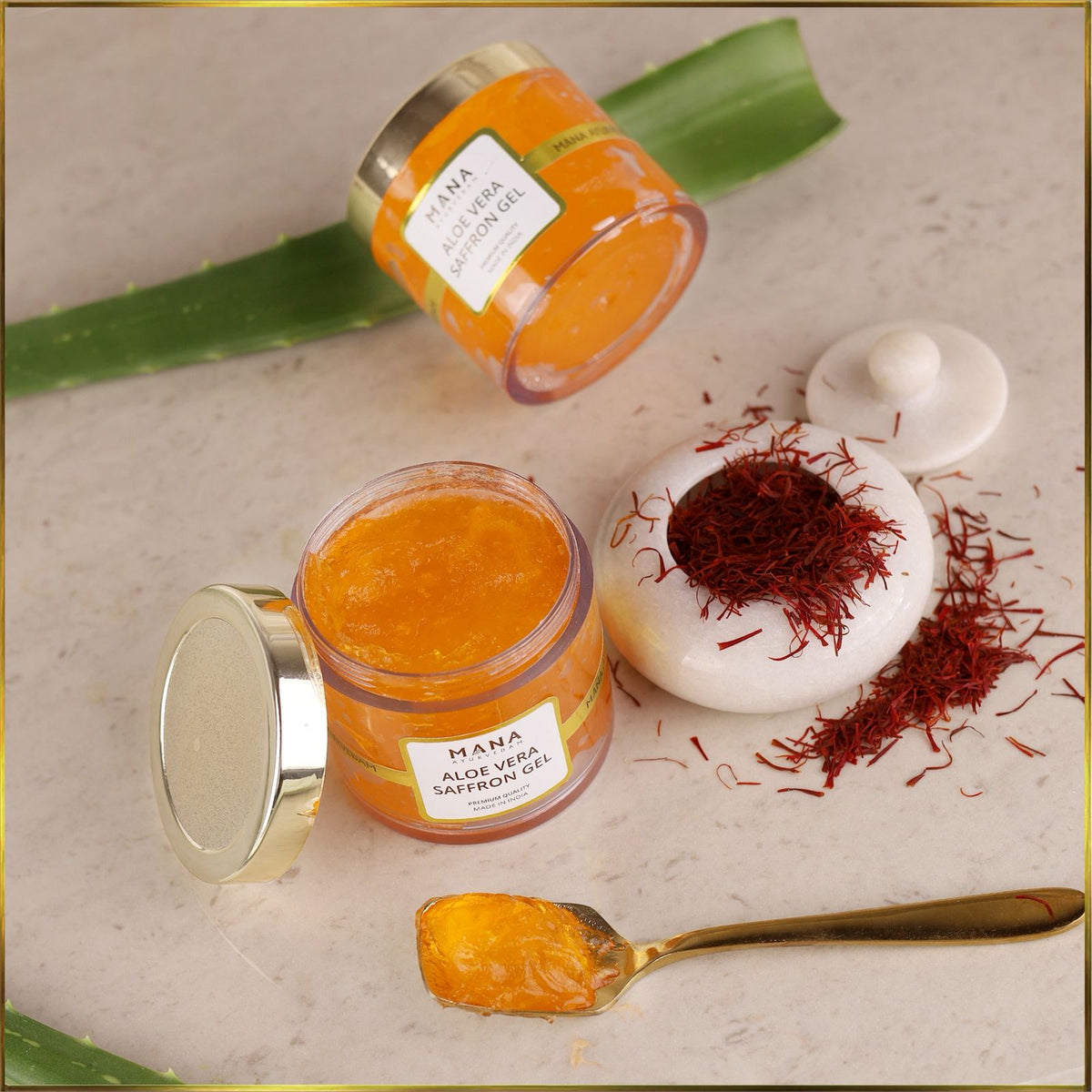 Aloe Vera Saffron Gel
